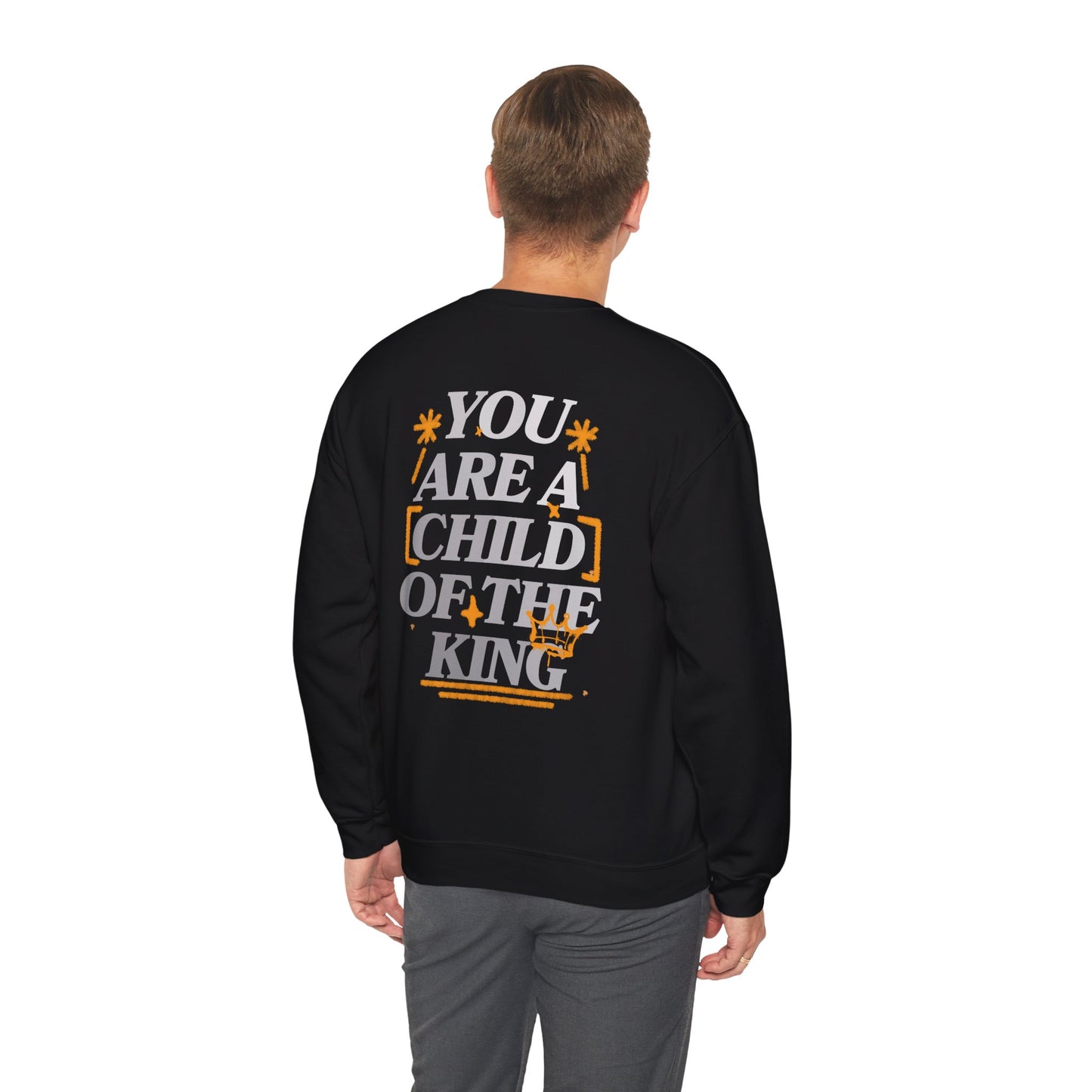 Child of God Unisex Heavy Blend™ Crewneck Sweatshirt - "You Are a Child of the King" Inspirational Sweatshirt