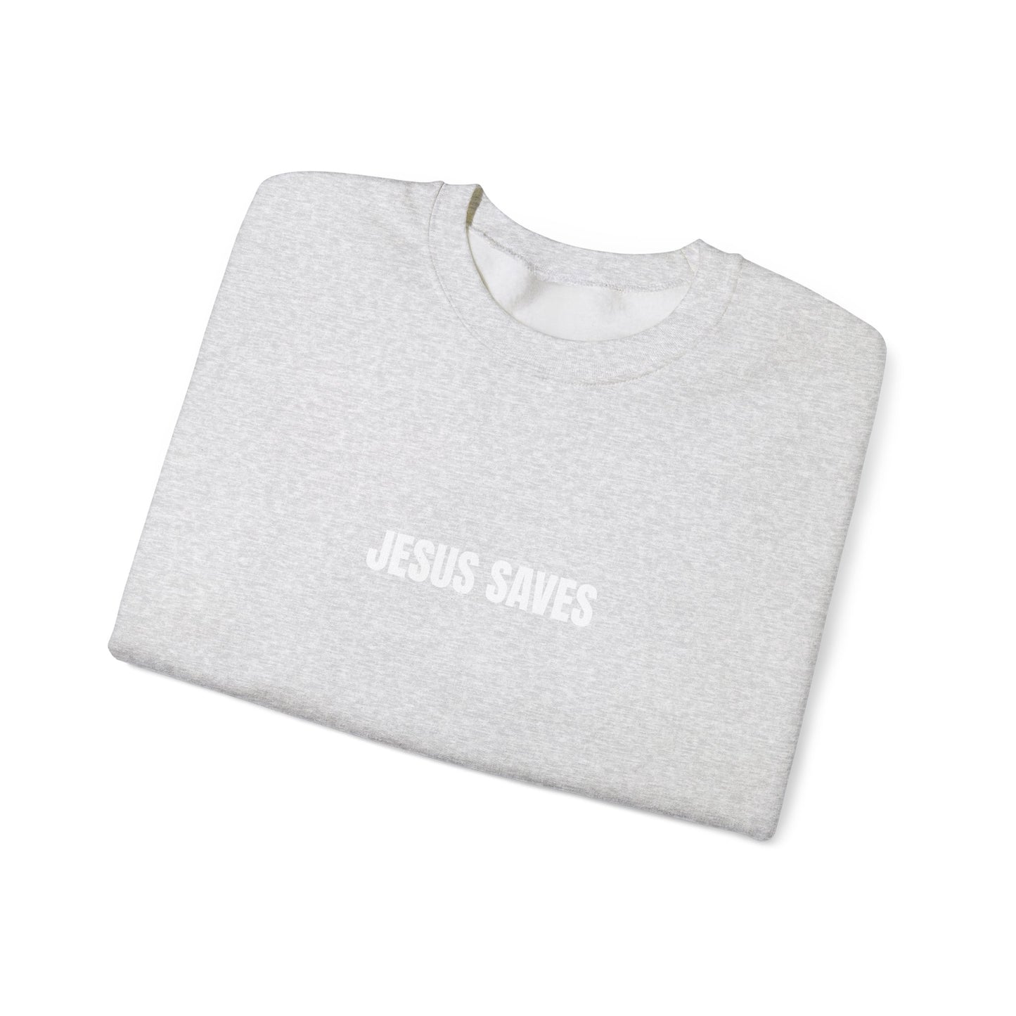 Jesus Saves Unisex Heavy Blend™ Crewneck Sweatshirt