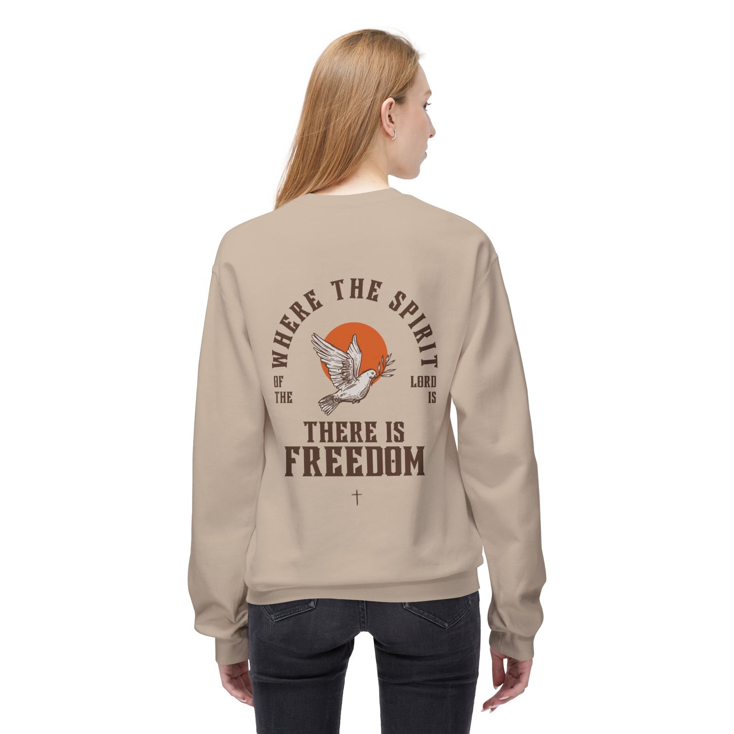 Christian T-shirt - Unisex Midweight Crewneck with Uplifting Design