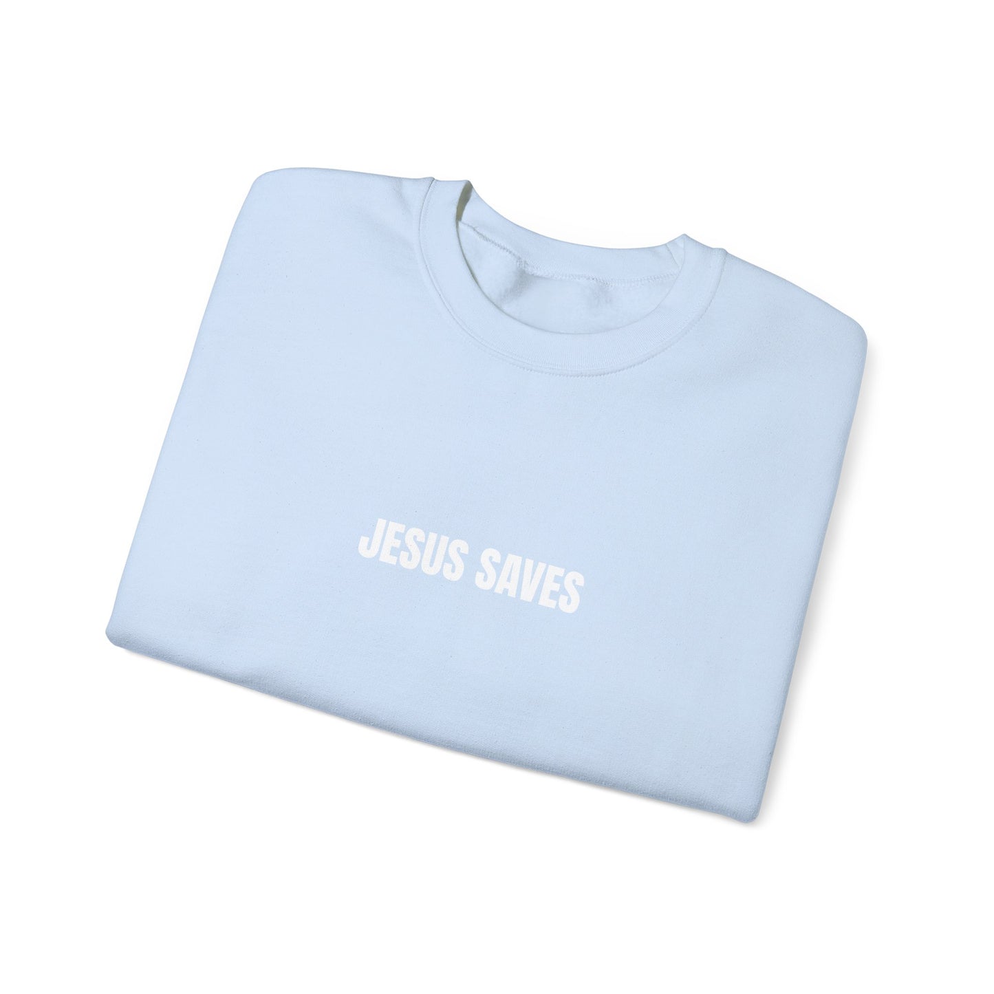 Jesus Saves Unisex Heavy Blend™ Crewneck Sweatshirt