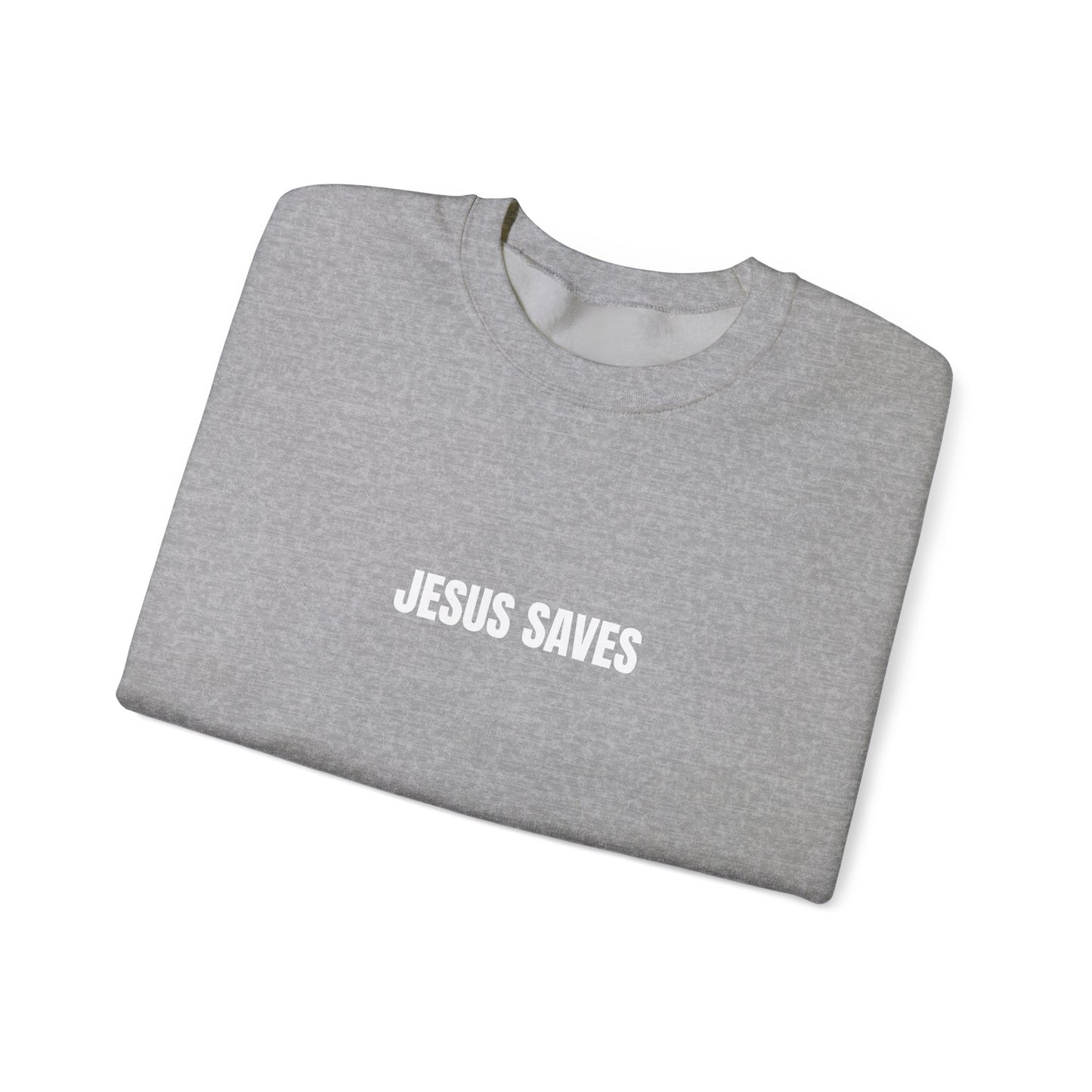 Jesus Saves Unisex Heavy Blend™ Crewneck Sweatshirt