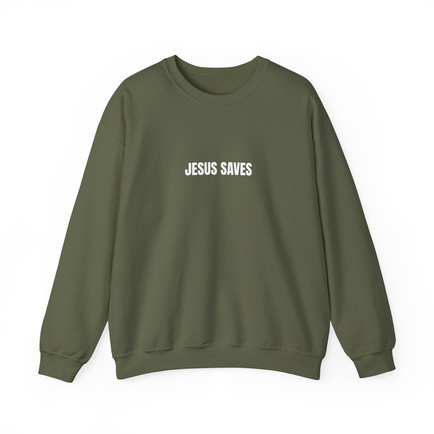 Jesus Saves Unisex Heavy Blend™ Crewneck Sweatshirt