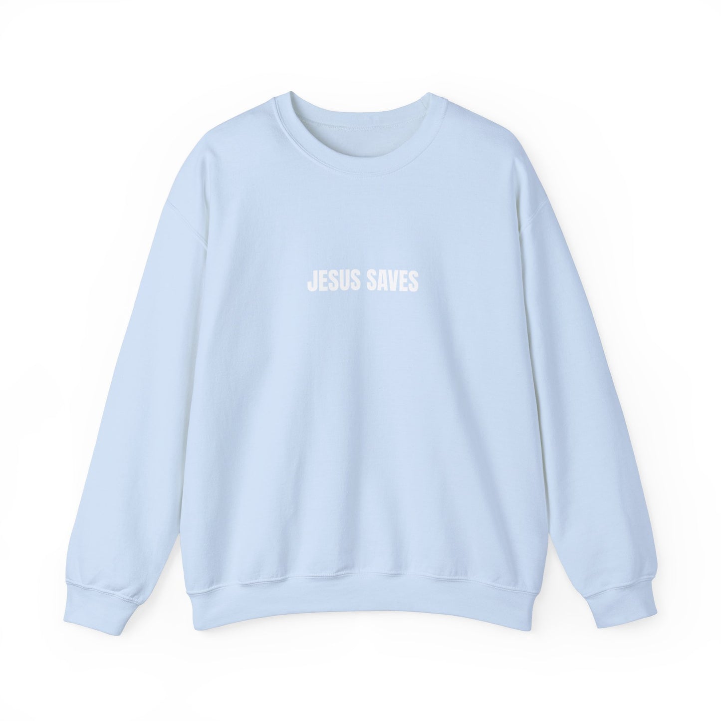 Jesus Saves Unisex Heavy Blend™ Crewneck Sweatshirt