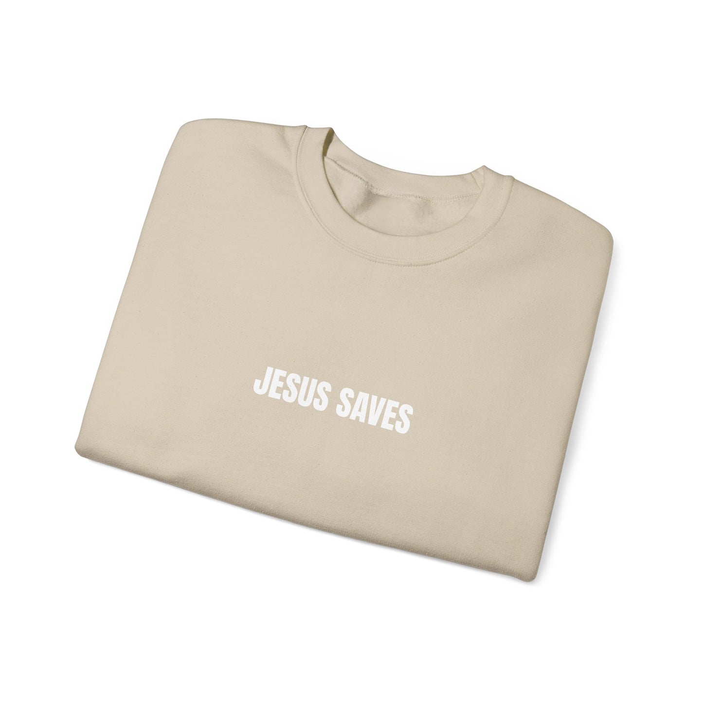 Jesus Saves Unisex Heavy Blend™ Crewneck Sweatshirt