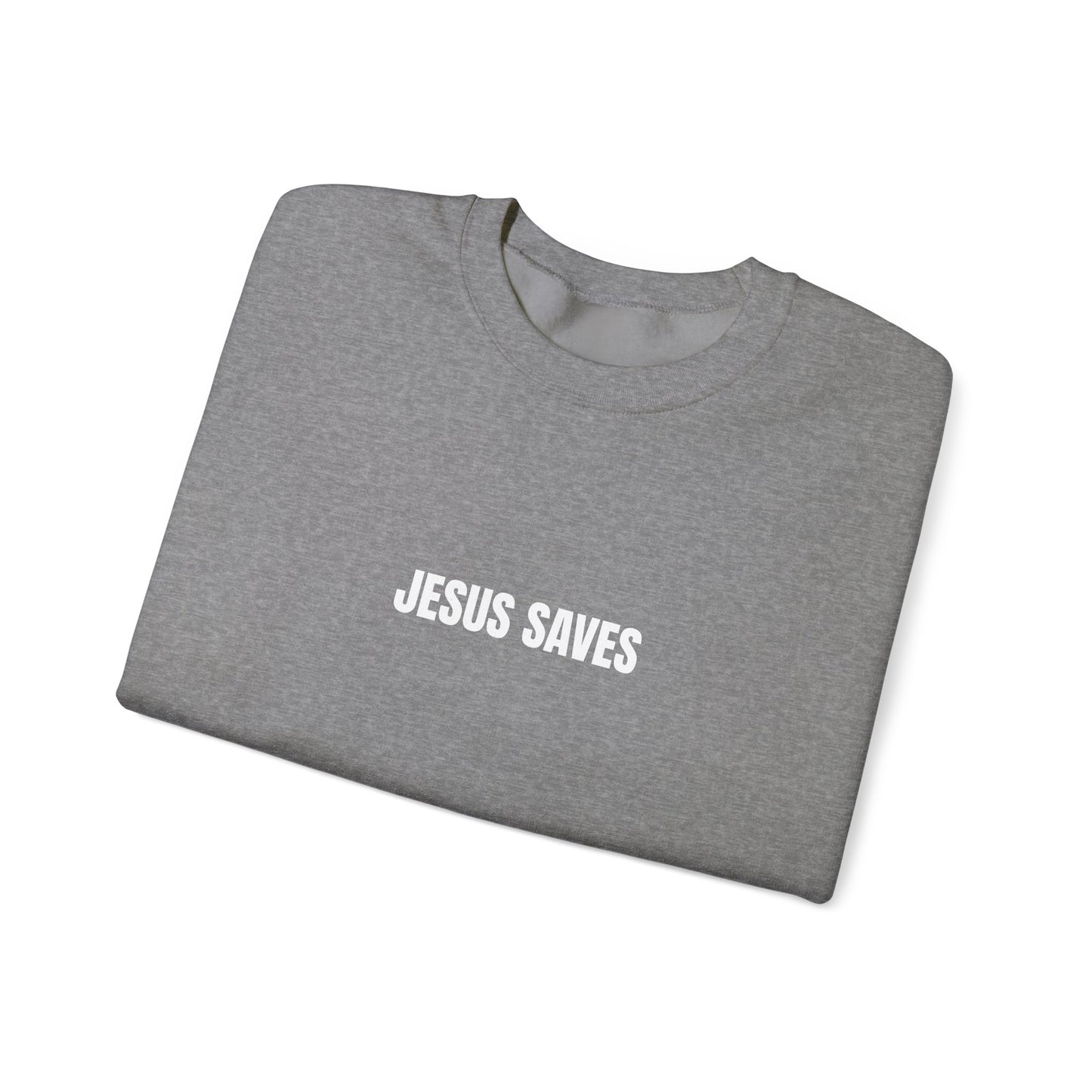 Jesus Saves Unisex Heavy Blend™ Crewneck Sweatshirt