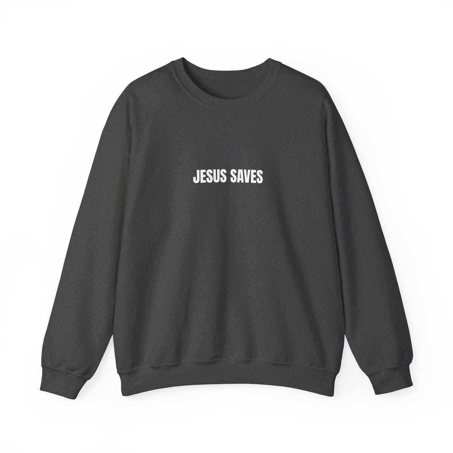 Jesus Saves Unisex Heavy Blend™ Crewneck Sweatshirt