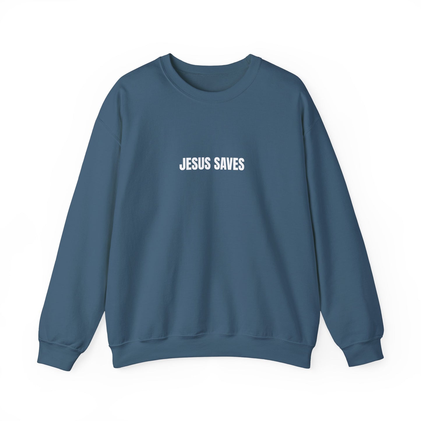 Jesus Saves Unisex Heavy Blend™ Crewneck Sweatshirt